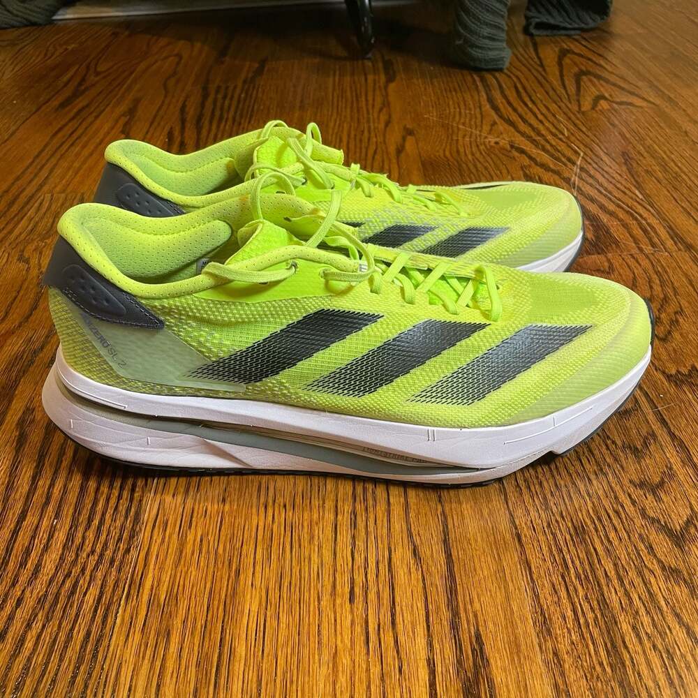 adidas Adizero SL2 Running Shoes Lucid Lemon Mens 10